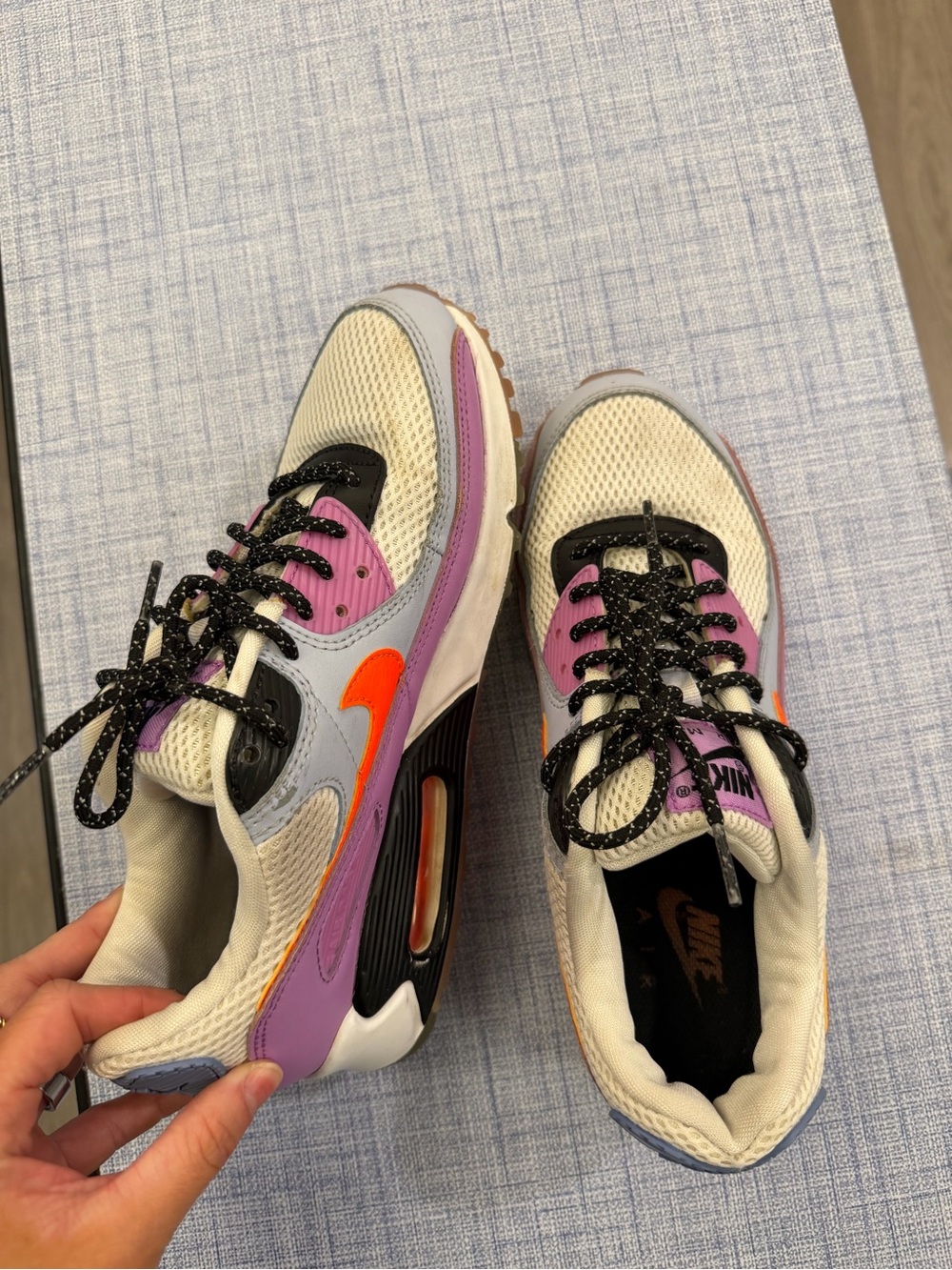 Nike air max 90 carnival colorful Women’s Athletic Sneakers - Picture 4 of 10